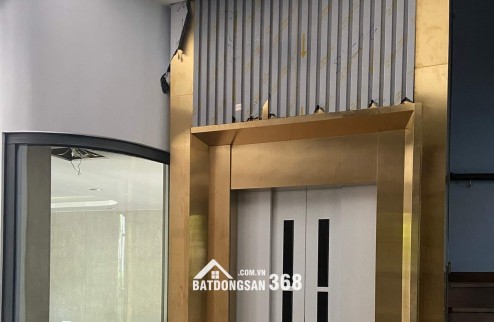 Cho thuê nhà mới, lô góc, thang máy,vỉa hè, 116m2- 4T, Hoàng Quốc Việt_44 Tr